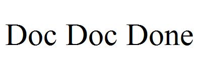 Doc Doc Done