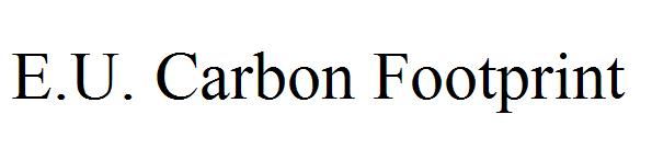 E.U. Carbon Footprint