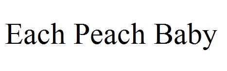 Each Peach Baby