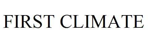 FIRST CLIMATE