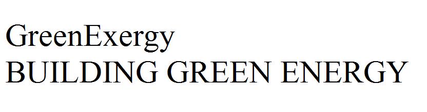 GreenExergy
BUILDING GREEN ENERGY