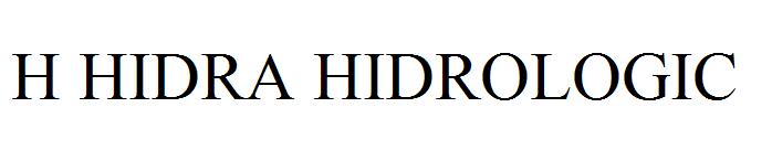 H HIDRA HIDROLOGIC