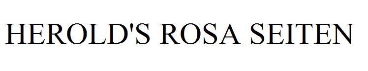 HEROLD'S ROSA SEITEN