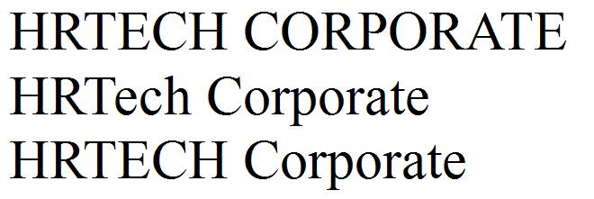 HRTECH CORPORATE
HRTech Corporate
HRTECH Corporate