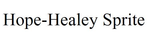 Hope-Healey Sprite