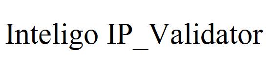 Inteligo IP_Validator