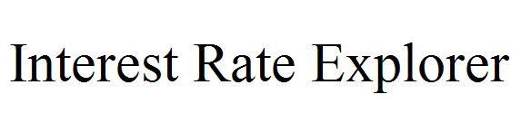 Interest Rate Explorer
