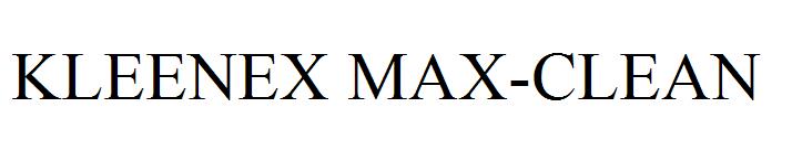 KLEENEX MAX-CLEAN