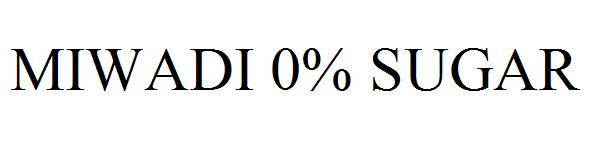 MIWADI 0% SUGAR