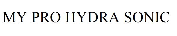 MY PRO HYDRA SONIC