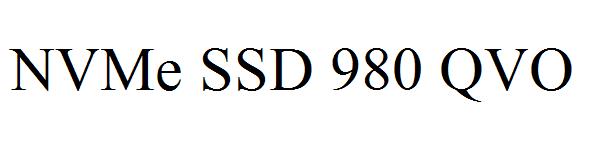 NVMe SSD 980 QVO