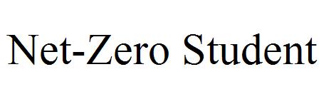 Net-Zero Student