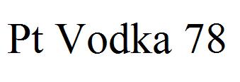 Pt Vodka 78