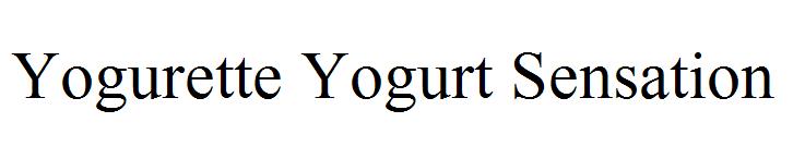 Yogurette Yogurt Sensation