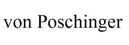 von Poschinger