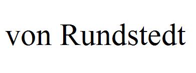 von Rundstedt